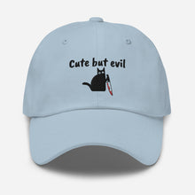 Load image into Gallery viewer, “Cute but evil” Dad hat