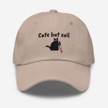 Load image into Gallery viewer, “Cute but evil” Dad hat