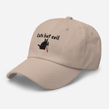 Load image into Gallery viewer, “Cute but evil” Dad hat