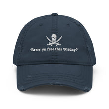 Load image into Gallery viewer, “Argh Pirate” Distressed Dad Hat