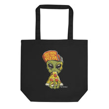 Load image into Gallery viewer, Alien Pizza Eco Tote Bag