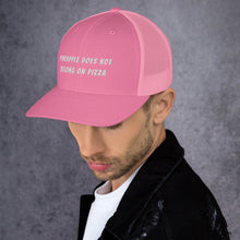 Load image into Gallery viewer, "NO PINEAPPLE PIZZA" Trucker Cap