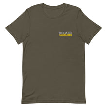 Load image into Gallery viewer, Embroidered "Perspective" Short-Sleeve Unisex T-Shirt