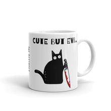 Load image into Gallery viewer, “Cute But Evil” Glossy Mug